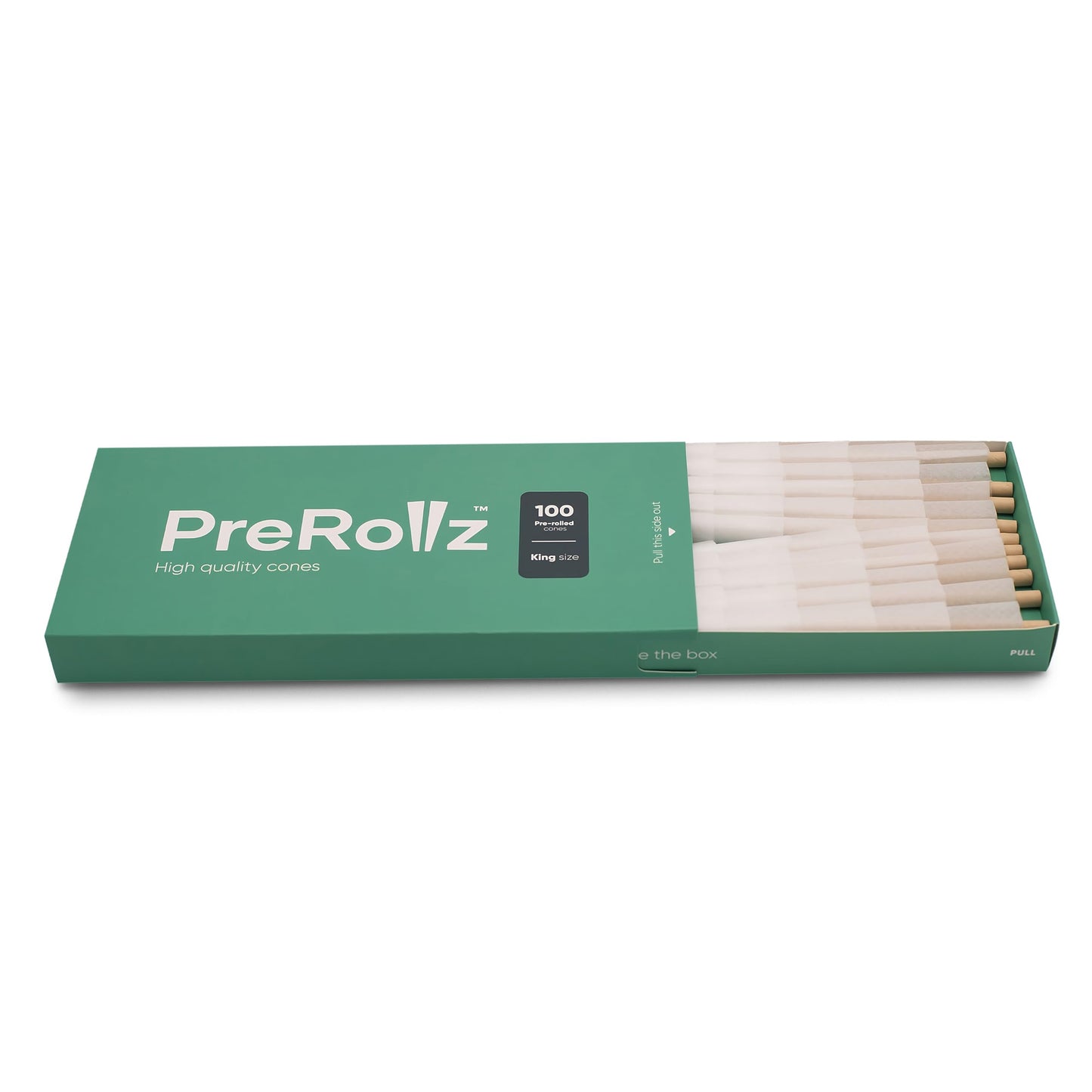 PreRollz 100 Pre-Rolled King Size Cones – 109 mm with 26 mm Filter Tip