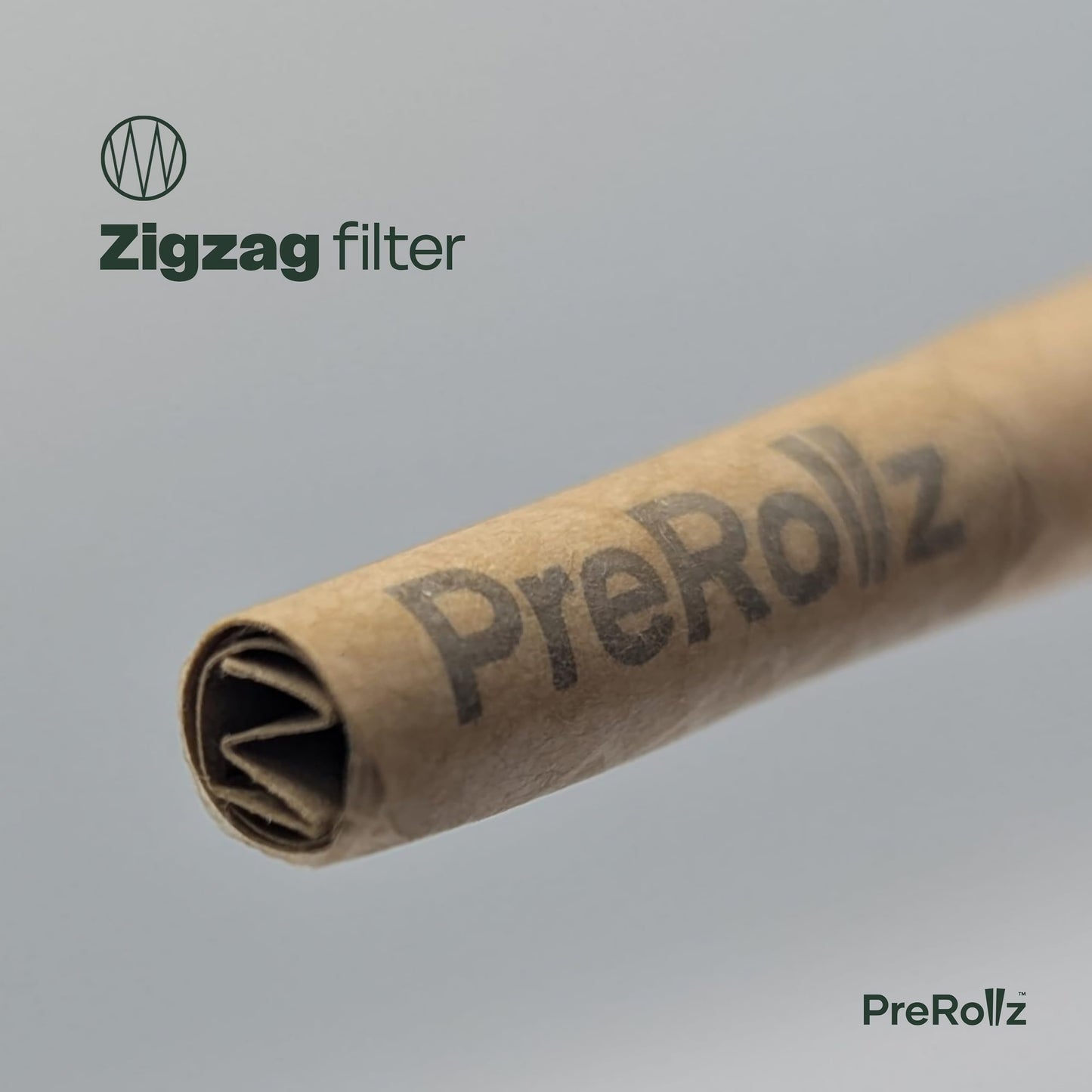 PreRollz 100 Unbleached Pre-Rolled King Size Cones – 109 mm with 26 mm Filter Tip