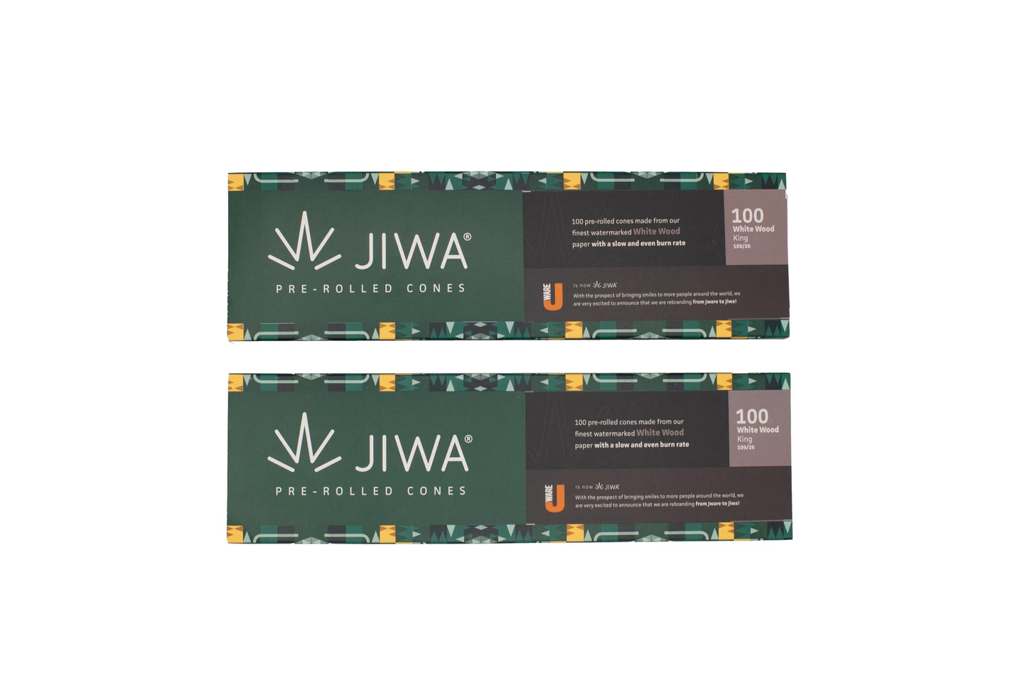 JIWA 200 Pre-Rolled King Size Cones – 109 mm with 26 mm Filter Tip